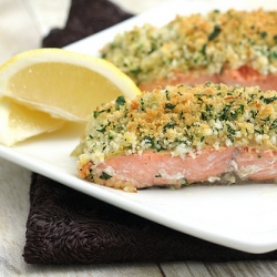 Panko-Crusted Salmon