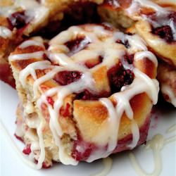 Raspberry Swirl Sweet Rolls