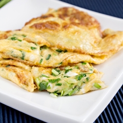 Spring Onion Omelette