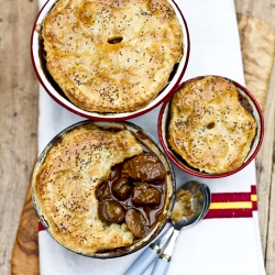 Beef, Guinness and Mushroom Pies