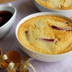 Spiced Plum Clafoutis