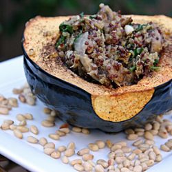 Quinoa Stuffed Acorn Squash