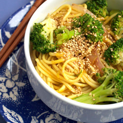 Broccoli Curry Udon