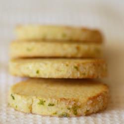 Lime Cornmeal Cookies