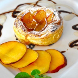 Mini-Tarts with Peaches