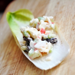 Light and Creamy Crab Salad