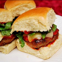 Turkey Parmigiana Sliders