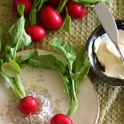 French Radishes with Butter & Salt