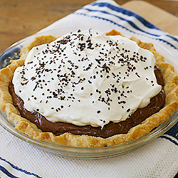 Chocolate Pie w/ Leaf Lard Crust