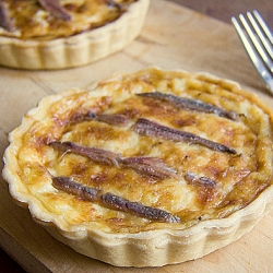 Gruyére Tartelettes with Anchovis