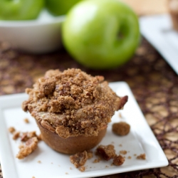 Healthy Apple Pecan Muffins