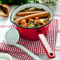 German Lentil and Sausage Stew