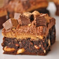 Chocolate Peanut Butter Brownies