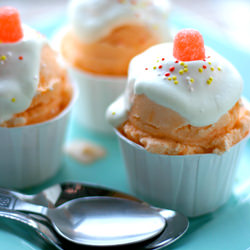 Orange Creamscicle Snow Cream