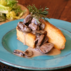 Crispy Polenta & Mushrooms