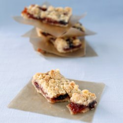 Cherry Almond Shortbread Bars