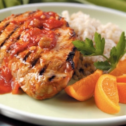 Orange Picante Pork Chops