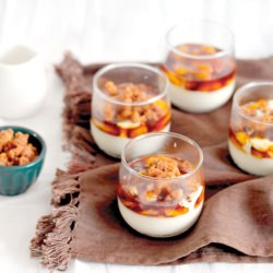 Banana Ginger Panna Cotta