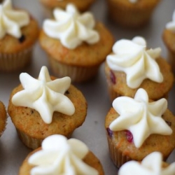 Cranberry & Carrot Cupcakes