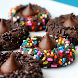 Chocolate Thumbprint Cookies