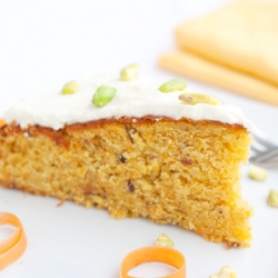 Carrot, Orange & Pistachio Cake