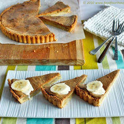 Brown Butter Banana Tart