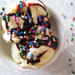 Vanilla Ice Cream + Hot Fudge