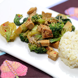 Honey Tofu Stir Fry