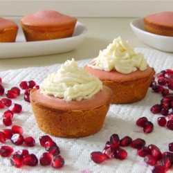 Pomegranate Cake Tarts