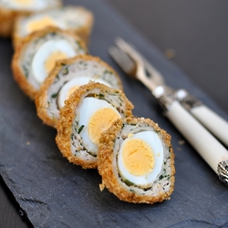 Quail Scotch Eggs