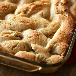 Pear Buckle with Tangerine Cream