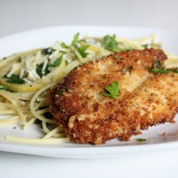 Parmesan Crusted Chicken Picatta