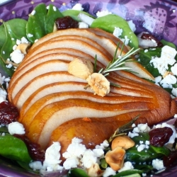 Honey Roasted Pear Salad