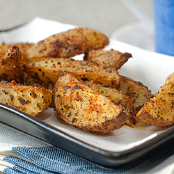 Spicy Baked Potato Wedges