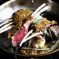 Miso-Crusted Rack of Lamb