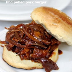 BBQ Pulled Pork Burger