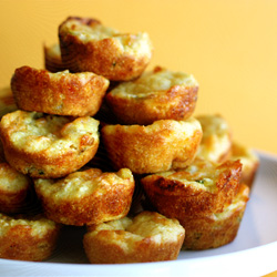 Cheddar Jalapeno Cornbread Muffins