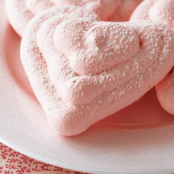 Cherry Meringue Hearts