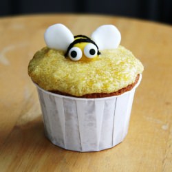 Honey Bee Cornmeal Cupcakes