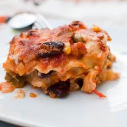 Vegetarian Lasagna with 3 Cheeses