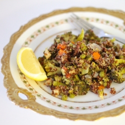 Quick and Easy Red Quinoa Pilaf