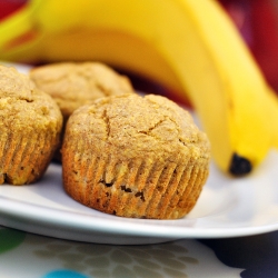 Spiced Maple Banana Muffins