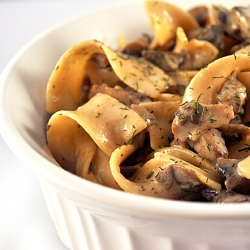 Vegetarian Mushroom Stroganoff