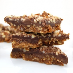 Pecan & Almond Chocolate Toffee