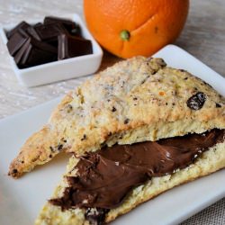 Orange and Dark Chocolate Scones