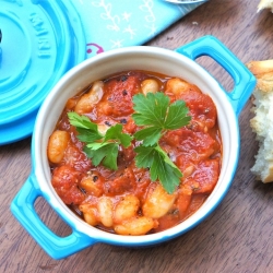 Cannellini Beans in Tomatoes