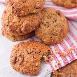 Oat Cookies with Cranberries