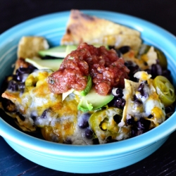 Black Bean Nachos