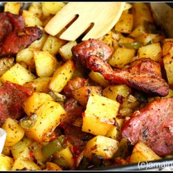 Pork Steak w/ Potatoes