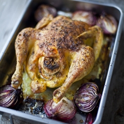 Roast Chicken w/ Lemon